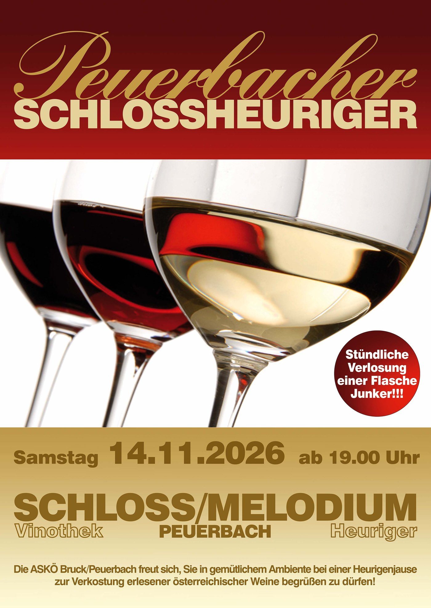 Peuerbacher Schlossheuriger am 14. November